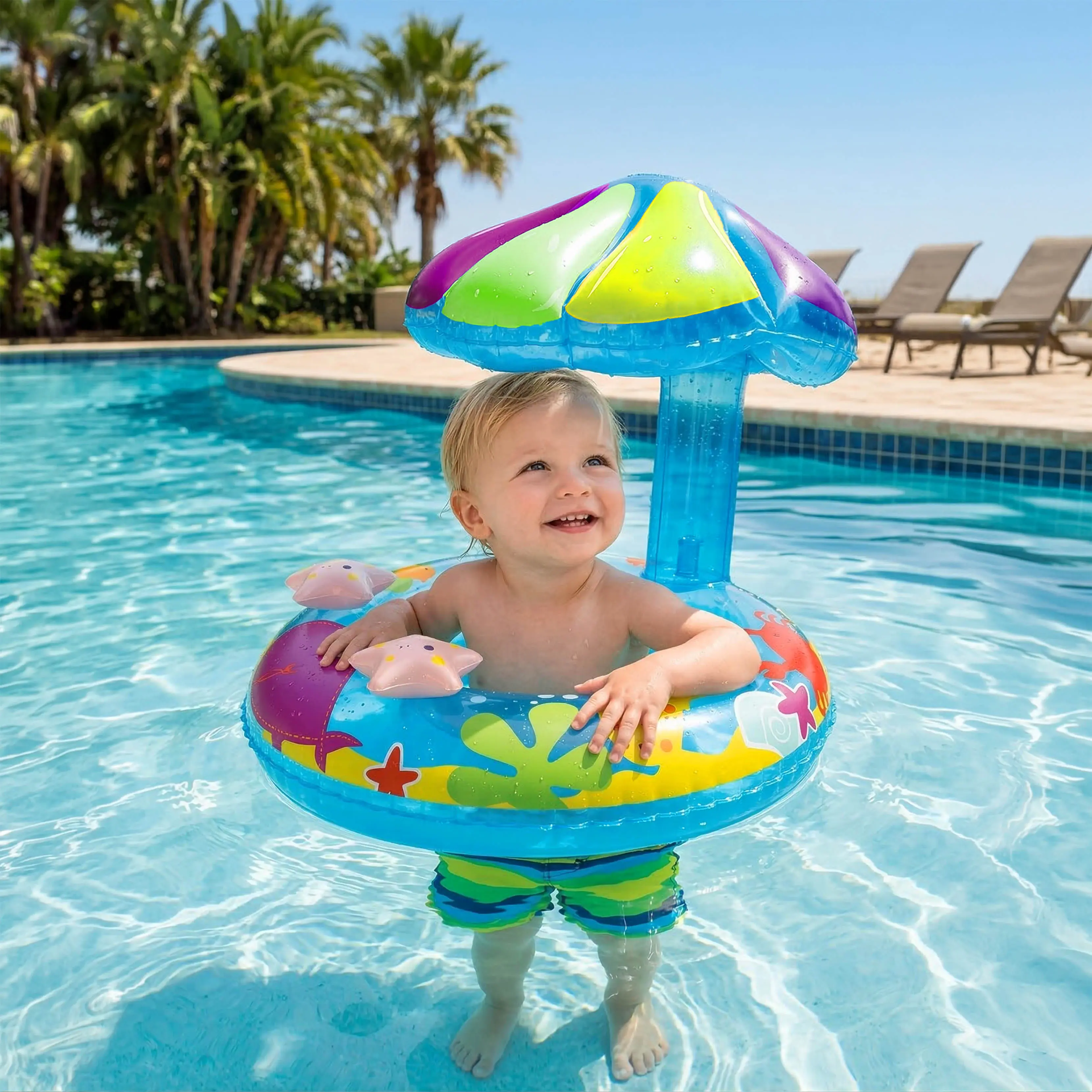 عوامة اطفال شمسية